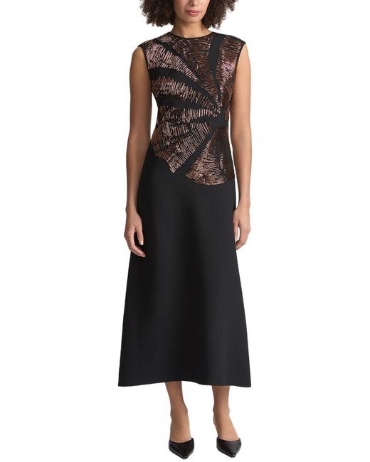 Robe Lafayette 148 New York - Taille L Rouge - Neuf Avec étiquettes - Style Chemisier Manches Longues