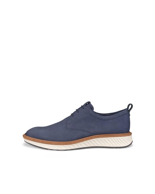 Ecco Blue Men's St.1 Hybrid Plain Toe Shoe for men