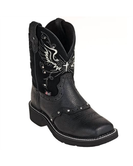 Justin Black Western Boot