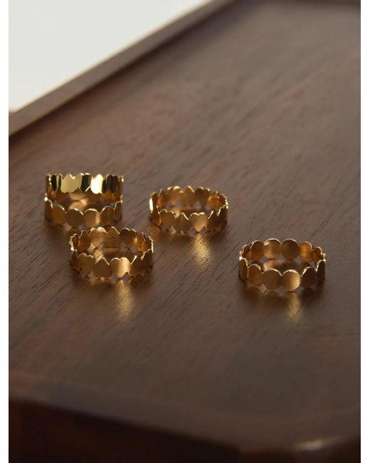 Lucky Brand Brown Stackable Ring Set