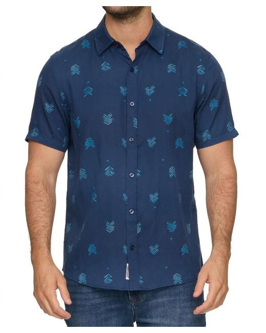 Flag & Anthem Blue Dryer Button Down Shirt for men