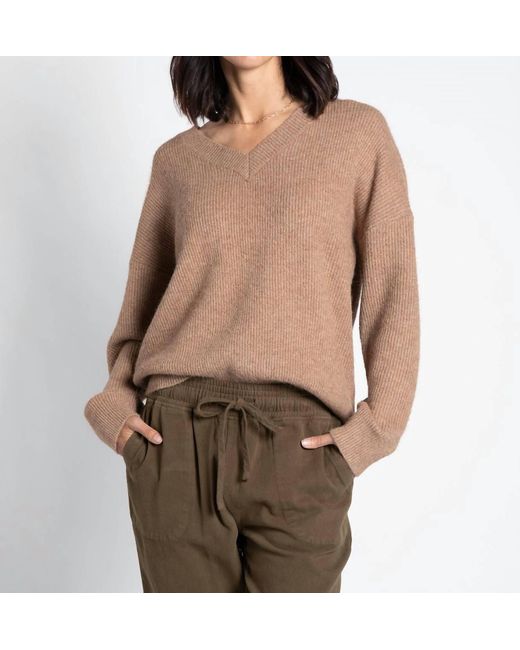 Thread & Supply Brown Maria Sweater