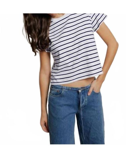 PERFECTWHITETEE Blue Everett Tee