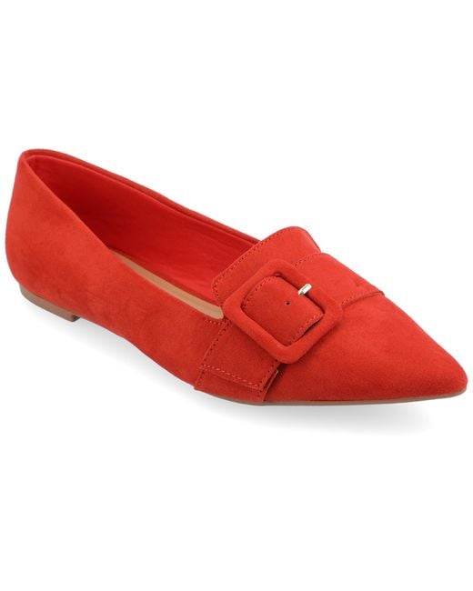 Journee Collection Yellow Collection Audrey Flat