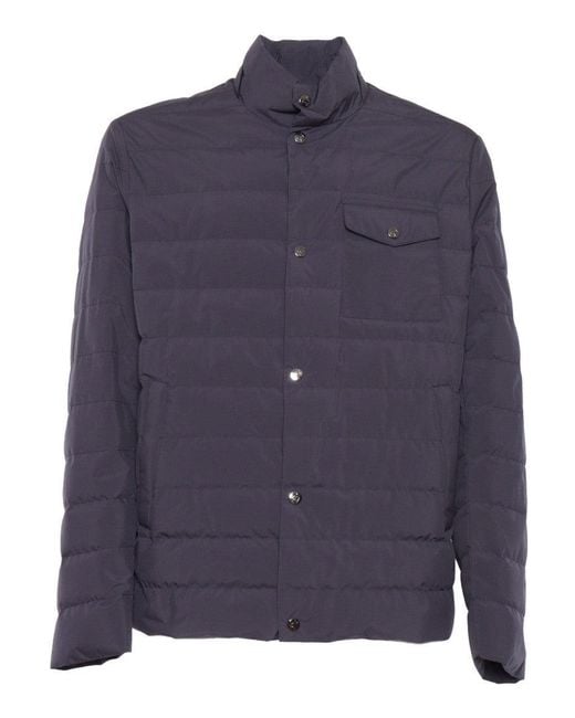 Montecore Blue Quilted Down Padded Jacket for men