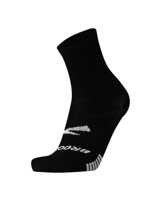 Brooks Black Ghost Lite Crew Socks for men