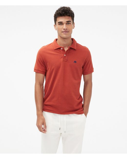 Aéropostale A87 Logo Piquac Polo in Red 
