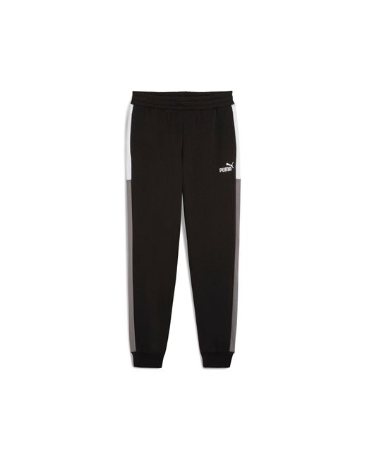 PUMA Black Essentials Block Sweatpants for men