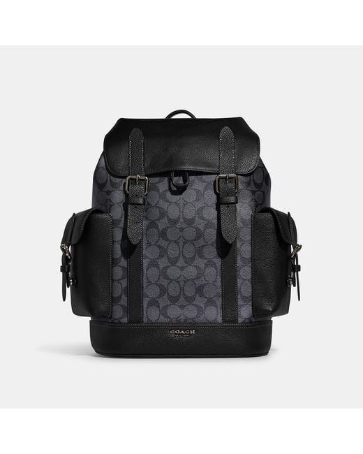 Coach Outlet Hudson Backpack In Signature Canvas in Black Lyst