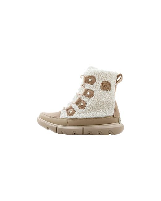 Sorel Natural Explorer Ii Joan Cozy Ancient Fossil Sea Salt Nl4455-271
