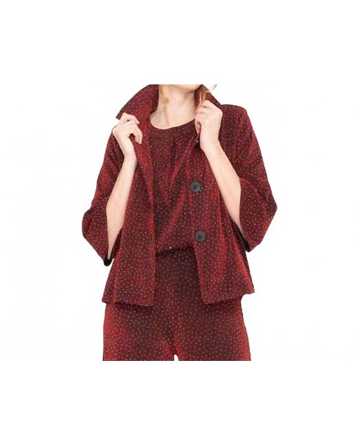 Dame Red Sparkle Jacket
