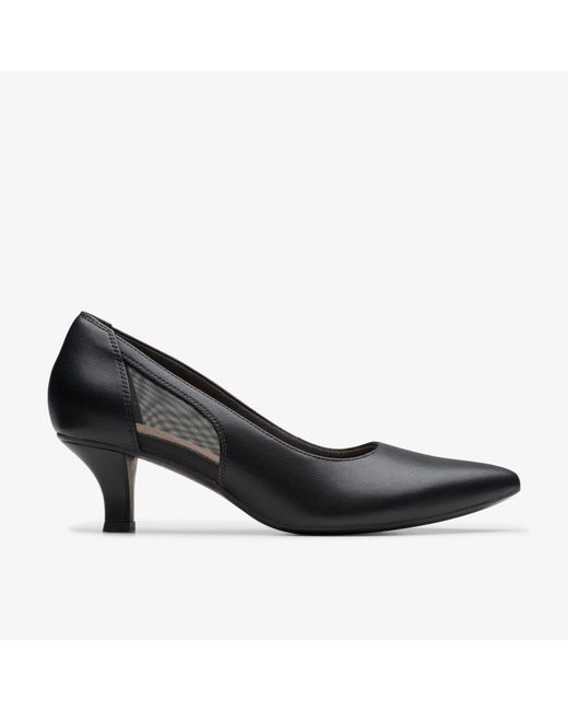 Clarks Black Kepley Cora Leather