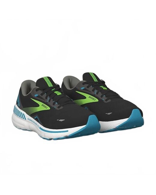 Brooks Green Adrenaline Gts 23 Supportive Running Shoes for men