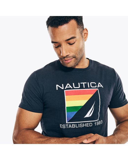 Nautica Cotton Pride Vintage Graphic T 