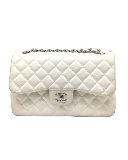 Chanel Timeless Leather Shoulder Bag (preowned) in Metallic Lyst
