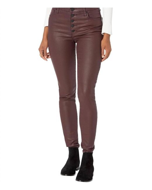 Kut From The Kloth Brown Mia High Rise Slim Skinny Pant