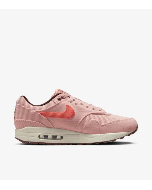 Nike Pink Air Max 1 Prm Fb8915-600 Coral Stardust Corduroy Running Shoes Xxx318 for men