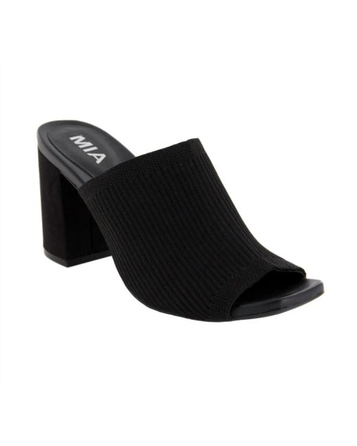 MIA Black Florina Flyknit Sandal