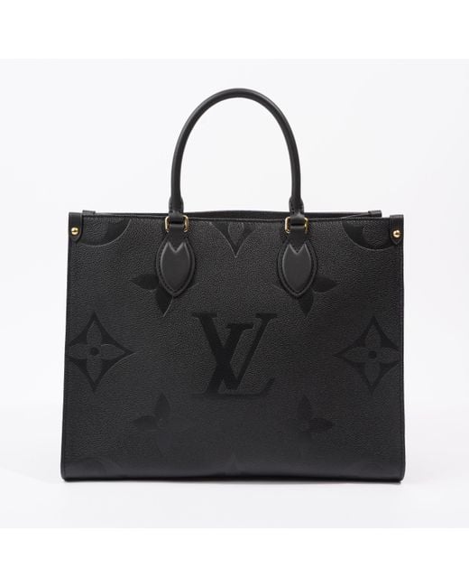 Louis Vuitton Black Onthego Mm Empreinte Leather