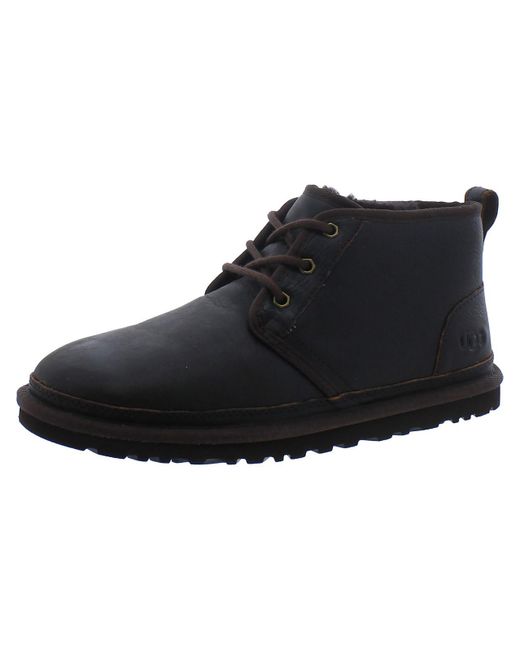 UGG Neumel Slip On Bootie Ankle Boots in Black Lyst