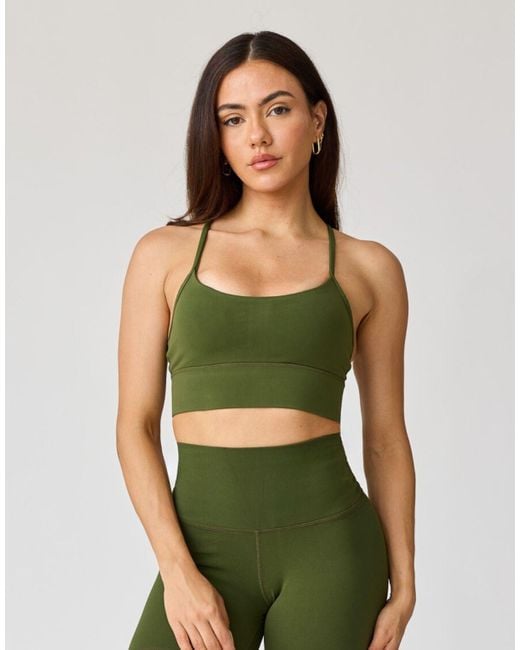 AVA Active Green Hera Strappy Back Bra