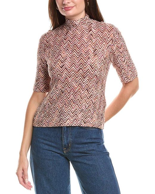 Missoni Blue Wool-Blend Sweater