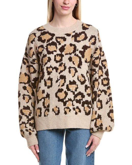 Lea & Viola Natural Oversized Sweater