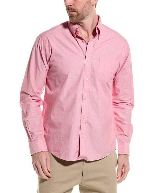Brooks Brothers Pink Oxford Shirt for men