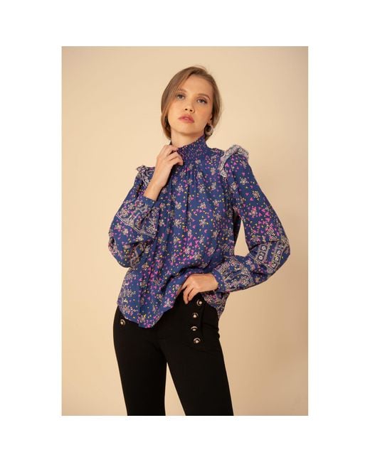 Hale Bob Women's Blue Yamina Top