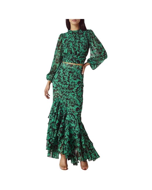 MISA Los Angles Green Veronique Skirt