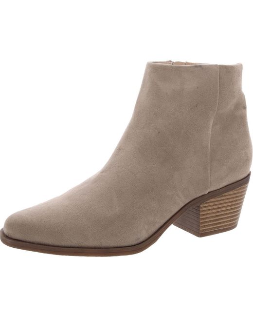 BP. Brown Padded Insole Faux Suede Ankle Boots