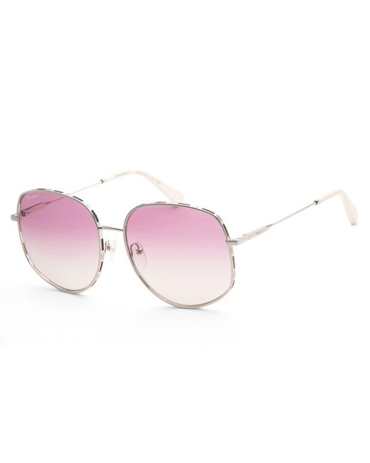 Ferragamo Pink Ferragamo 61 Mm Sunglasses