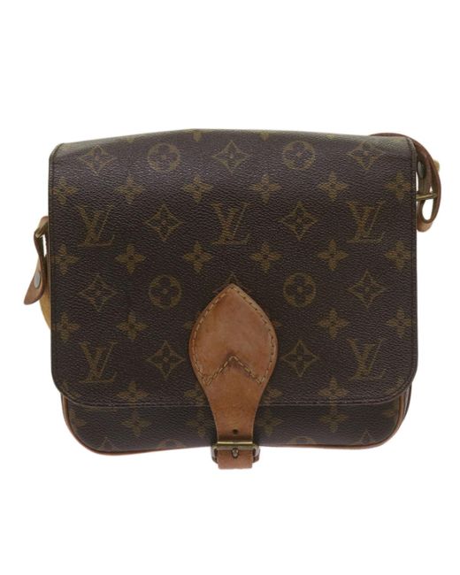 Louis Vuitton Brown Saint Cloud Canvas Shoulder Bag (pre-owned)