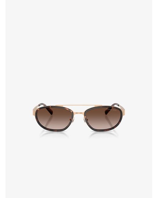 Michael Kors White Suffolk Sunglasses