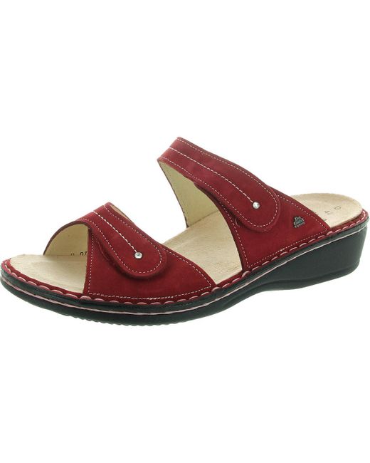 Chaussures Finn Comfort Catalina Pour Femme - Modèle 2538, Cuir, Semelle PU, Fermeture Velcro Et Boucle