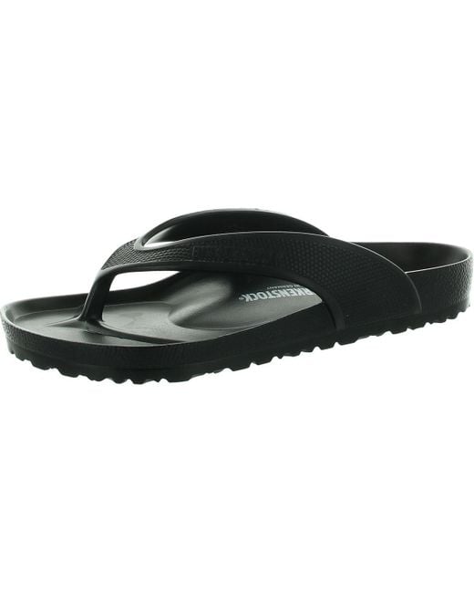 Birkenstock Black Solid Thong Sandals