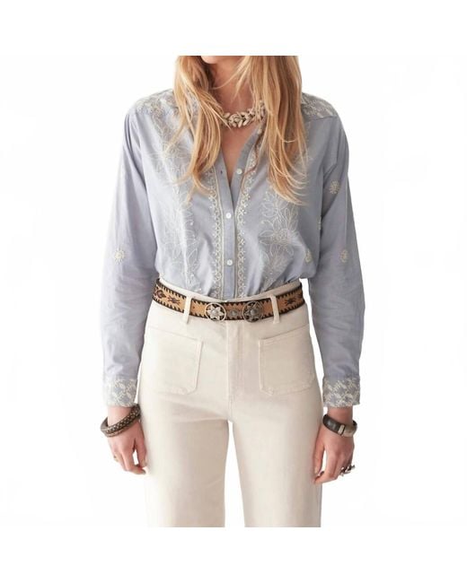 MAISON HOTEL Gray Ganges Blouse