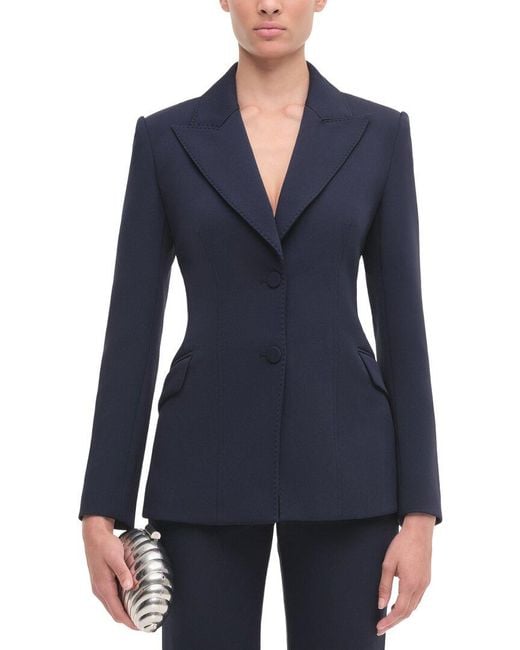 Jonathan Simkhai Blue Maddix Blazer