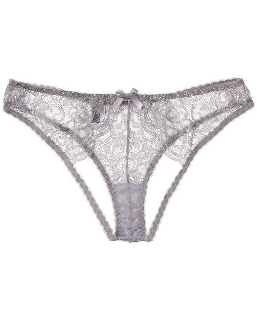 Journelle Lace Anya Ouvert Bikini in White | Lyst