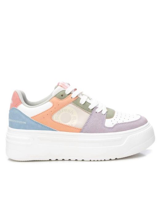 Xti White Casual Platform Sneakers