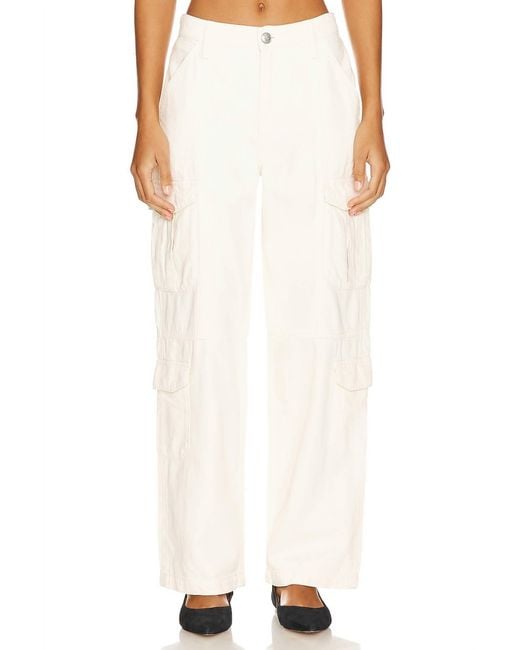 Rag & Bone White Featherweight Cailyn Cargo Pant