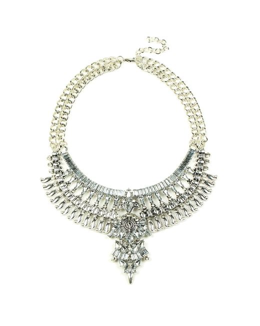 Eye Candy LA Kavya Necklace in Metallic | Lyst