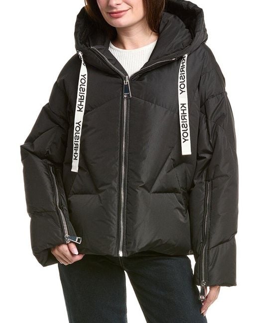 Khrisjoy Black Khris Shiny Down Jacket