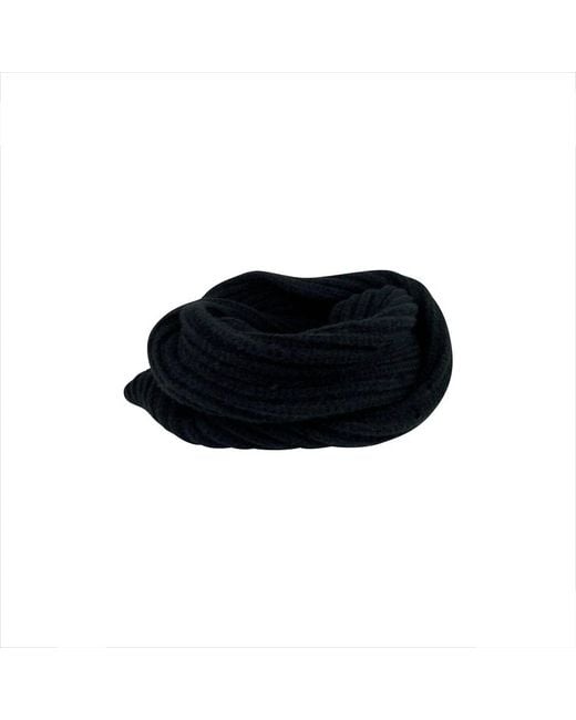 Hat Attack Black Lodge Knit Loop Scarf