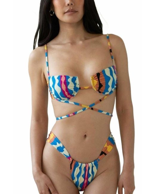 Montce Women's Blue Sandra Bikini Bottom