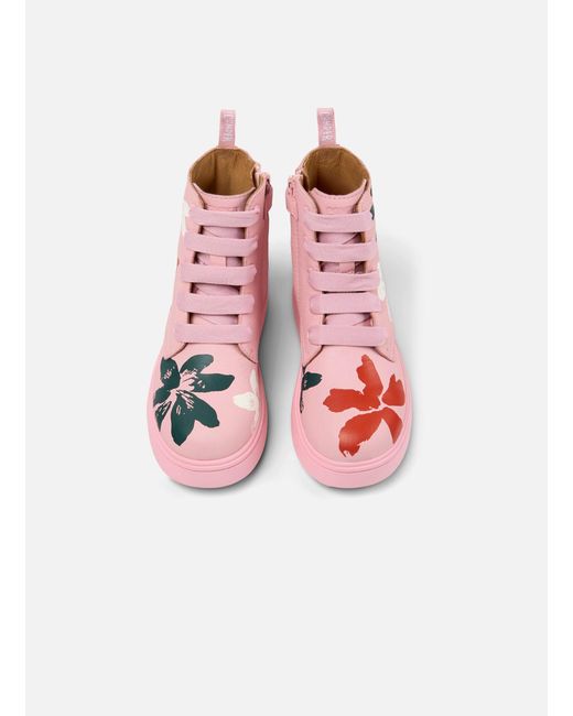 Camper Red Ankle-Boot Kids Norte Kids Twins