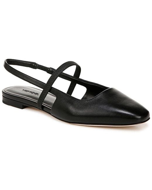 Vince Black Bernice-B Leather Slingback