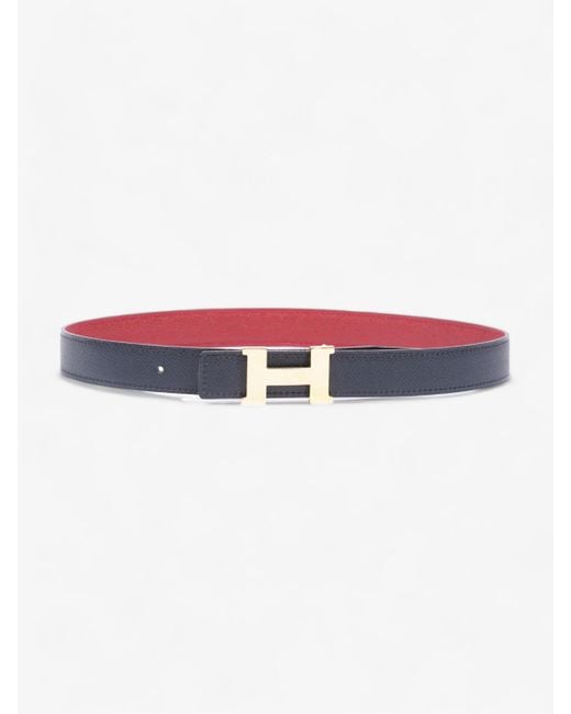 Hermès Red Constance H Belt / Leather