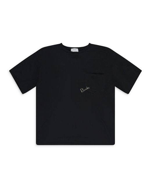 Rhude Black Madison Tee for men