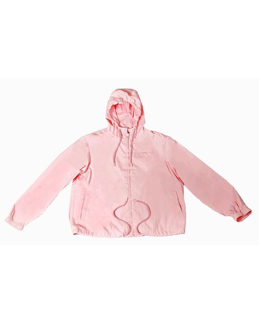 Bally Pink 6301236 Petal Waterproof Hooded Raincoat